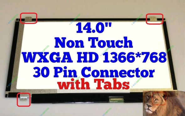 1 of 4-image forAuo B140xtn07.1 14.0" Wxga Hd Led Monitor Laptop Screen