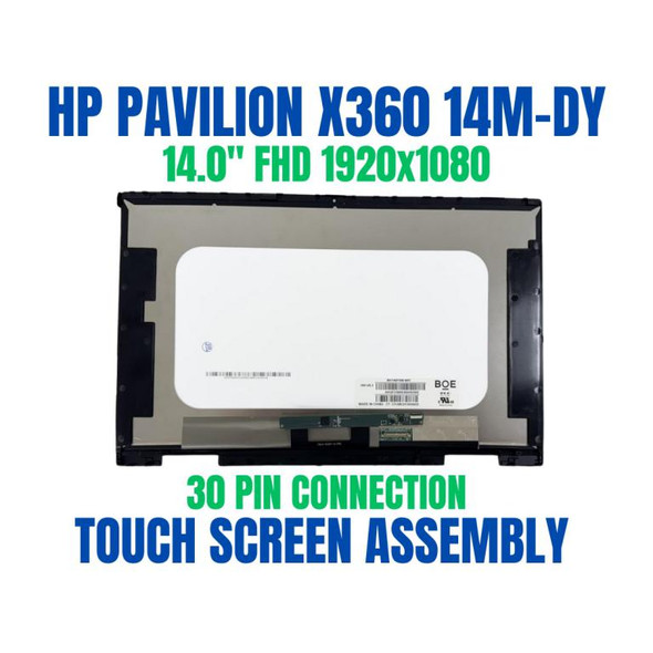 1 of 8-image forFHD IPS LCD Touch Screen Assembly HP Pavilion X360 14M-DY1013DX 14M-DY1033DX