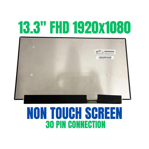 1 of 11-image forLQ133M1JW46 FHD 1920x1080 30 Pin Non Touch 13.3" Laptop LED LCD Screen Panel