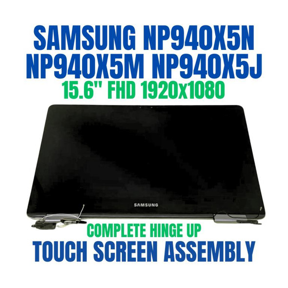 1 of 5-image forSamsung NP940X5N-X01US 15.6" FHD LCD Touch Screen Complete Assembly