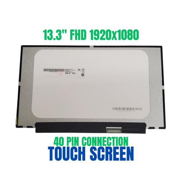 1 of 6-image for13.3" NV133FHM-T01 V8.0 FHD 1920X1080 EDP 40 pin LED LCD Screen Panel Touch