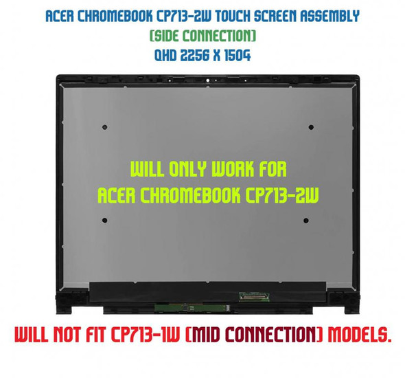 1 of 9-image for13.5" 2K LCD Touch Screen Assembly Acer Chromebook Spin 713 CP713-2W-356L