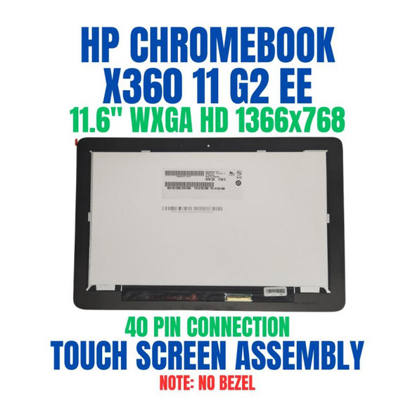 1 of 5-image for11.6" LCD Touch Screen Digitizer Bezel L53205-001 HP Chromebook X360 G2 EE