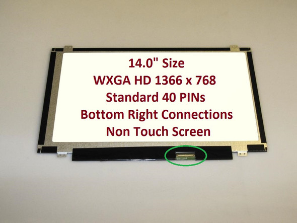 1 of 7-image forToshiba Satellite U945-S4380 14" HD LED LCD Screen