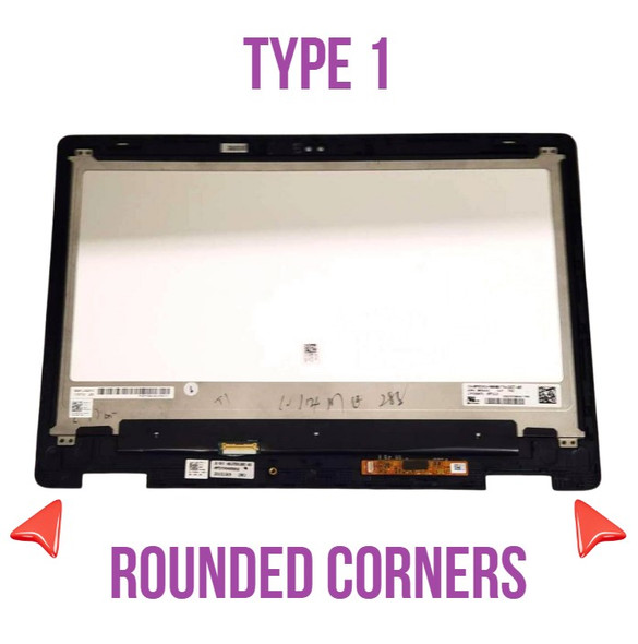 2 of 9-image forDell Inspiron 13 7378 13.3" FHD LCD Touch Screen Bezel Assembly 9WYNR 7DWGD