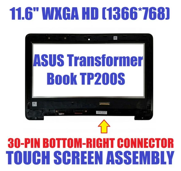 1 of 5-image forLCD Screen Digitizer Touch Display Assembly Asus Transformer Book TP200SA