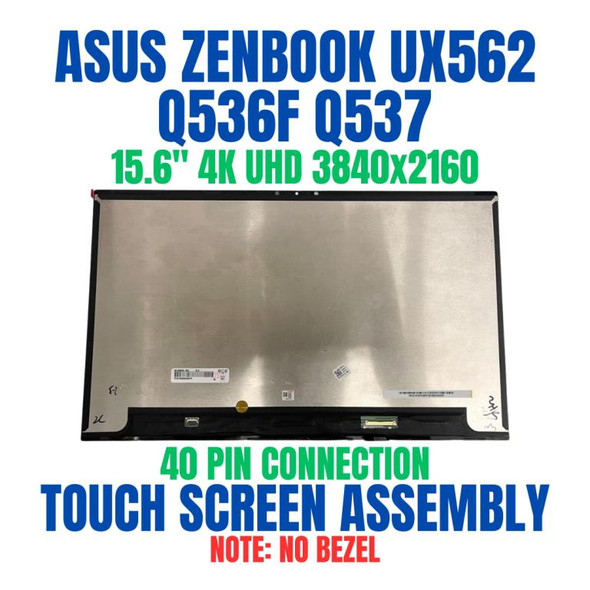 1 of 8-image forAsus Q546FD Q536F 4K UHD 3840x2160 LED Screen Display Non Touch NE156QUM-N64
