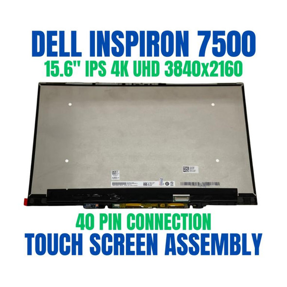1 of 5-image forUHD LCD Touch Screen Assembly Dell Inspiron 15 7506 JVD83 0JVD83 B156ZAT01.0