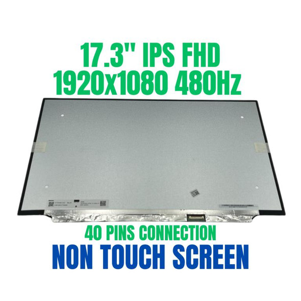 1 of 5-image forN173HME-GA2 1920x1080 17.3" 480hz EDP 40 Pin 0.4mm Laptop Screen Display Panel