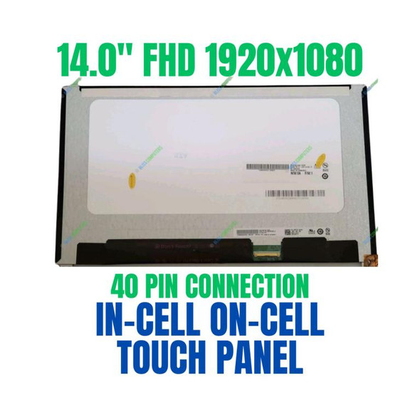 1 of 8-image for14" Screen Assembly Dell Latitude 14 7480 7490 DP/N RVFT5 0RVFT5 LCD
