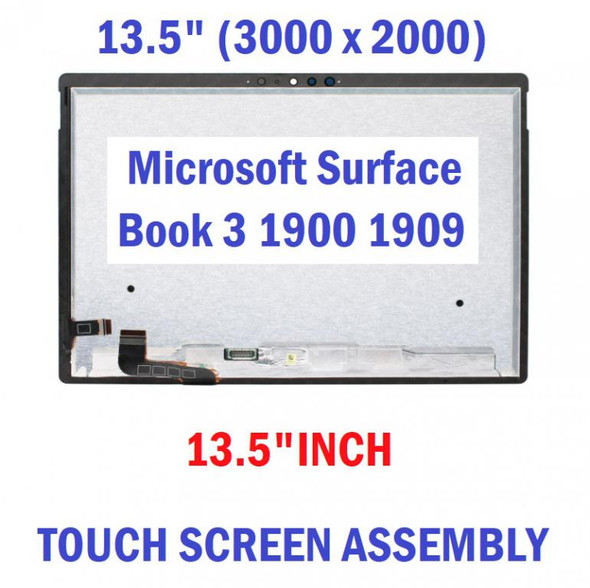 1 of 3-image for13.5" LCD Touch Screen Digitizer Microsoft Surface Book 3 1900 1909 No Bezel