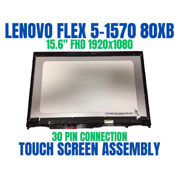 1 of 6-image for15.6" FHD LCD Touch Screen Digitizer Bezel Lenovo Flex 5-1570 81CA0007US