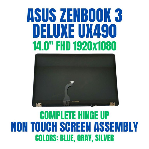 1 of 5-image forASUS ZenBook UX490U UX490UA 14" LCD Touch Screen FHD Assembly Complete