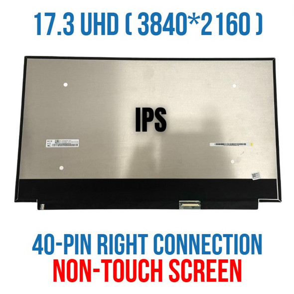 1 of 10-image for17.3" 144hz 4k Uhd IPS Laptop Lcd Screen Ne173qum-ny1 3840x2160 40 Pin
