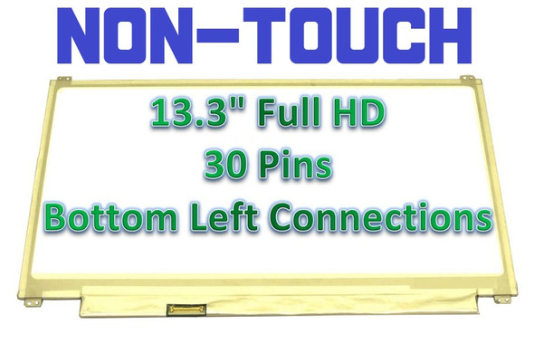 1 of 11-image for13.3" 1920x1080 Laptop LCD REPLACEMENT Display Screen ASUS ZENBOOK UX305FA Non Touch B133HAN02.1 Left Connector 30 PIN