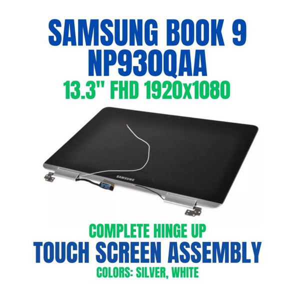 1 of 1-image forLCD Full Top Assembly 13.3" Samsung Notebook 9 NP930QAA BA96-07199A Silver