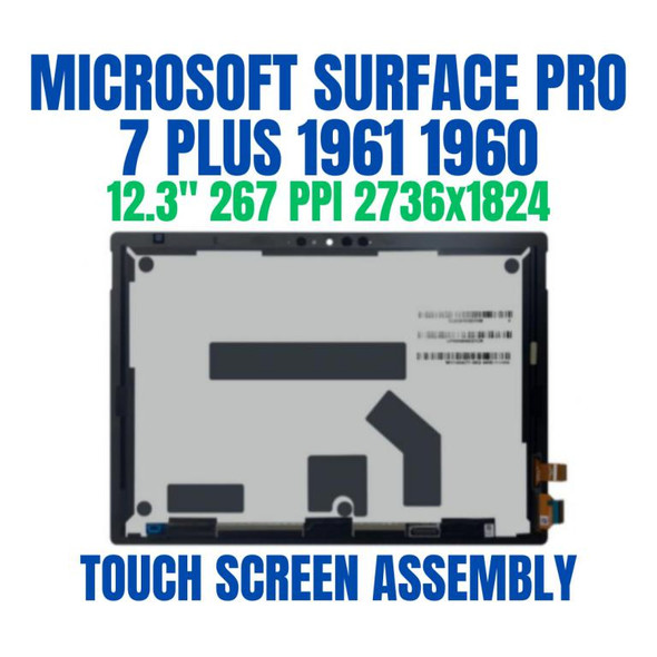 1 of 6-image forMicrosoft Surface Pro 7+ 7 Plus 1960 1961 LCD Touch Screen 12.3" 2736x1824
