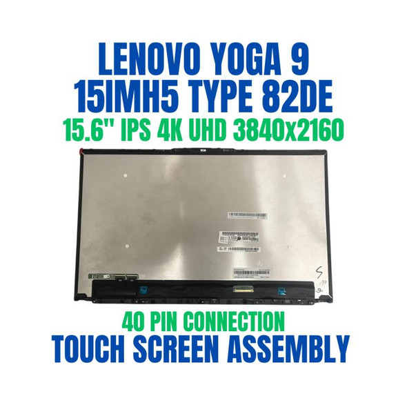 1 of 7-image for15.6" Lenovo Yoga 9-15IMH5 UHD 5D10S39659 LCD Touch Screen Assembly 3840x2160