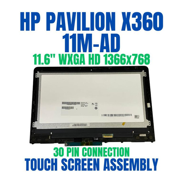 1 of 7-image forHP Pavilion 11-AD 11M-AD Lcd Touch Screen Bezel 11.6" HD 925388-001