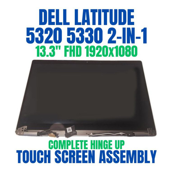 1 of 16-image for13.3" Dell Latitude 5320 2-In-1 M5MV5 LCD Touch Screen Assembly 1920x1080