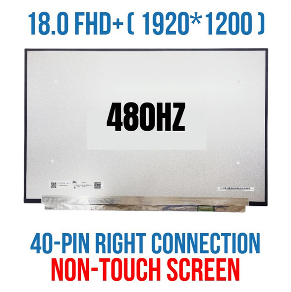 1 of 11-image for480hz 18.0" Wuxga Laptop Lcd Screen Ne180wum-nz1 Ne180jme-gaa 1920x1200
