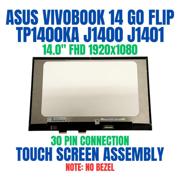 1 of 8-image for14 Asus Vivobook Go 14 Flip TP1400KA-EC150W LCD Touch Screen Display Assembly