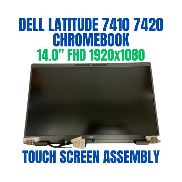 1 of 8-image forDell 14" Touch Screen LCD Display Assembly Latitude 7410 NR53F