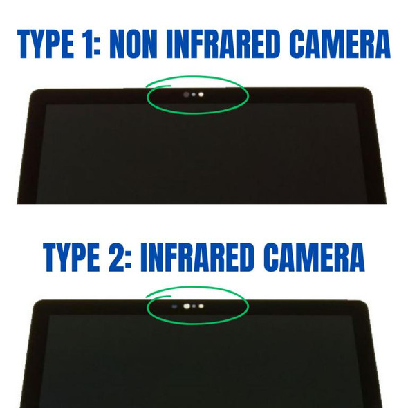 2 of 6-image forDell Latitude 7200 2-in-1 12.3" LCD Touch Screen Display Assembly 07H48