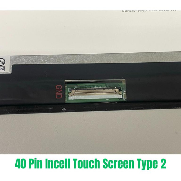2 of 5-image for14" FHD Lcd Touch Screen Bezel Dell Inspiron 5406 2-in-1 40 Pin 33GTF