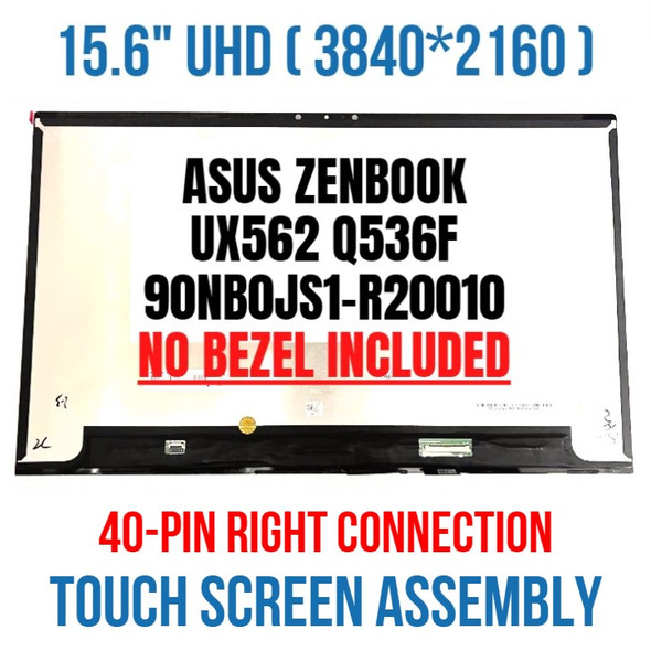 1 of 9-image for15.6" 4K 40 Pin UHD LED LCD Touch Screen ASUS ZenBook Flip 15 Q537 Q537FD