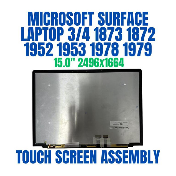 1 of 6-image forMicrosoft Surface Laptop 4 15" 1952 LED LCD Touch Screen Display Assembly