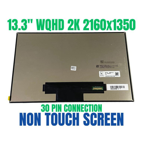 1 of 6-image forMND007ZA1-2 13.0" 2160x1350 60HZ LCD Non Touch Screen Display Replacement with eDP 30 Pin Connector