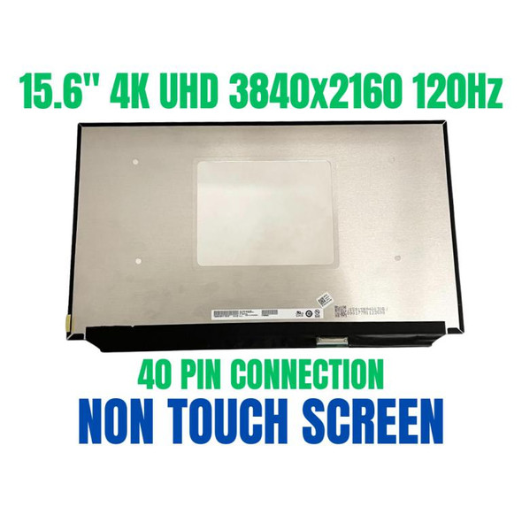 1 of 10-image for120hz 4K 15.6" UHD laptop LCD Screen auo B156ZAN05.1 3840X2160 40 Pin