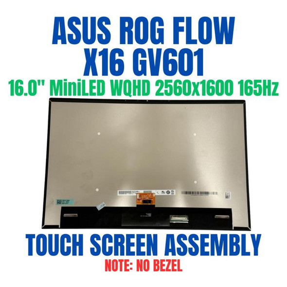 1 of 9-image forAsus Rog Flow x16 3070TI GV601RW-XS96 Mini LED B160QAN02.S Touch Screen Assembly