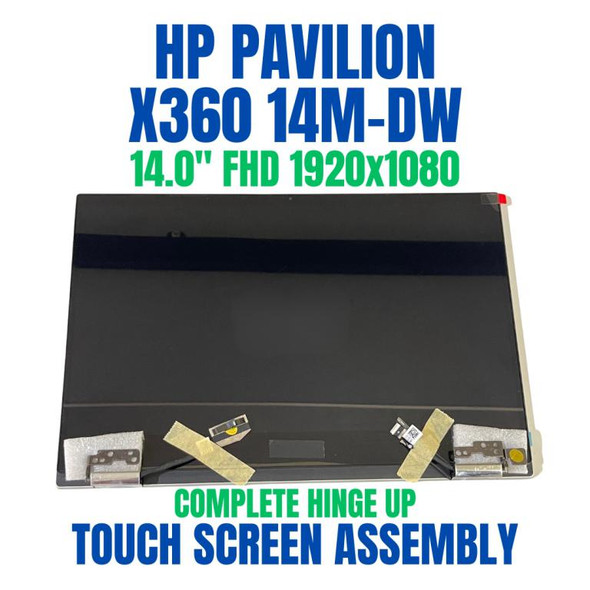 1 of 7-image forHP Pavilion x360 14M-DW Series 14" HD LCD Touch Screen Complete Assembly