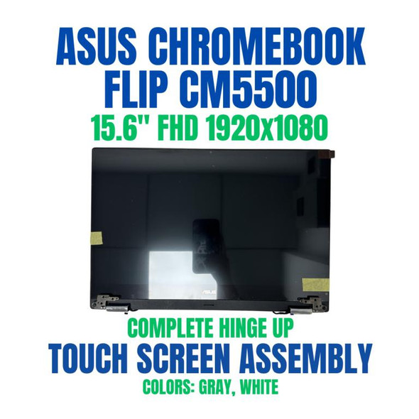1 of 6-image forASUS CM5500FDA Chromebook Top Assembly 15.6" 1920x1080 FHD White
