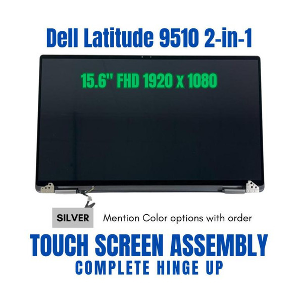 1 of 7-image forDell Latitude 9510 2-in-1 15" FHD LCD Complete Touch Screen J4VRV R7PF3