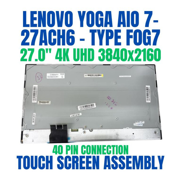 1 of 12-image for5T51D10392 Lenovo 27" 4K Touch Screen AIO LCD F0G7001MUS Yoga AIO 7-27ACH6