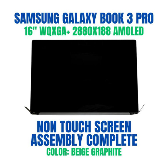 1 of 5-image forSamsung Galaxy Book3 Pro 360 NP960XFG 2880x1880 Gold 16" Top Assembly