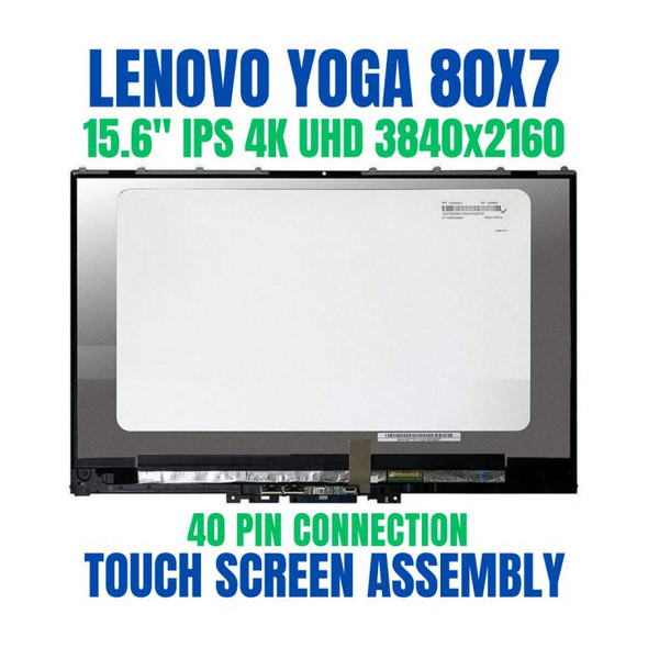 1 of 12-image forLenovo Yoga 720-15IKB 720-15 15.6" 4K Lcd Touch Screen UHD 40 Pin 5D10N24288