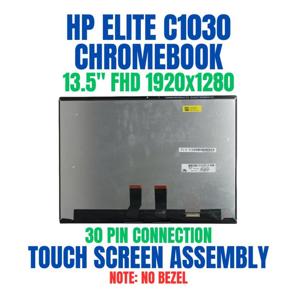 1 of 4-image forOEM HP Elite c1030 Chromebook 13.5" FHD Touch LCD Screen Display Assembly