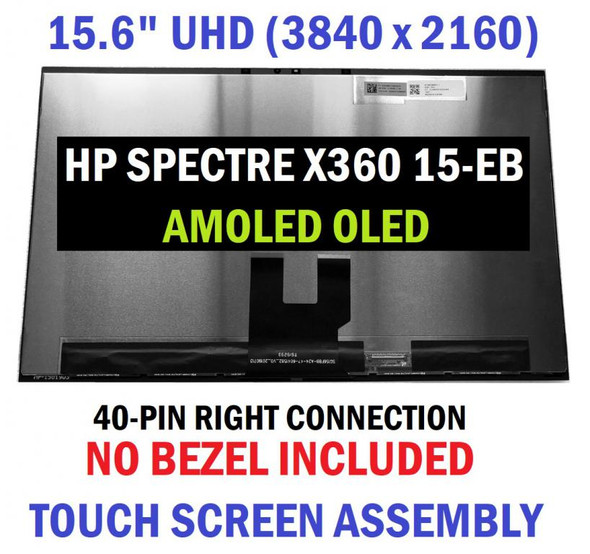 1 of 4-image forL99323-001 HP SPECTRE X360 15-EB0083NR 4K Display Touch Screen Assembly
