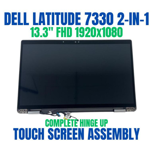1 of 10-image forOEM Dell Latitude 7330 FHD Complete LCD Screen Matte Assembly 24NVY MKN72