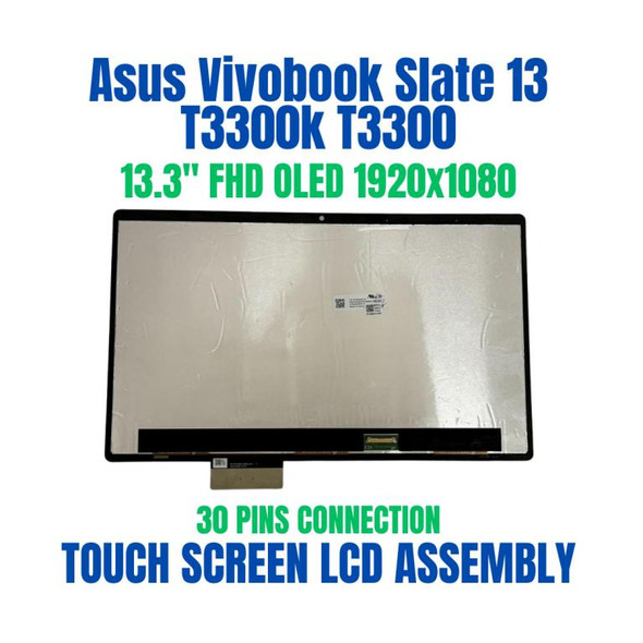 1 of 9-image forFHD LCD Touch Screen Digitizer IPS Asus VivoBook 13 Slate OLED T3300KA T3300