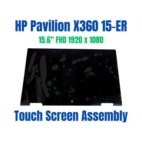 1 of 8-image for15.6" HP Pavilion X360 15-ER0195NR M45119-001 HD Lcd Touch Screen Bezel
