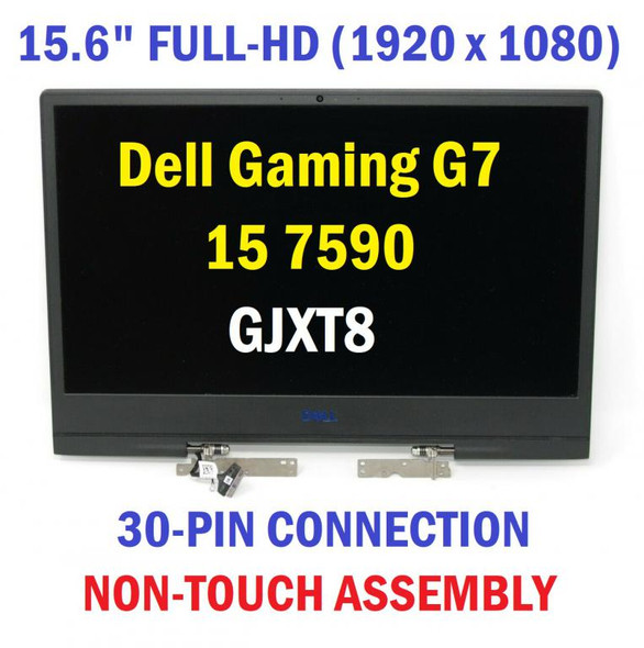 1 of 6-image forDell GJXT8 G7 7590 Black 1920x1080 60HZ Screen Display