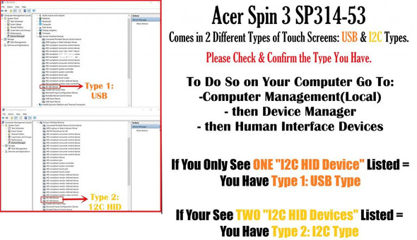 2 of 5-image forLCD Touch Screen Digitizer Assembly Acer Spin 3 SP314-53N-57BS SP314-53N-77AJ
