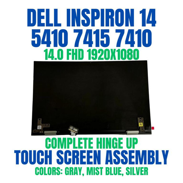 1 of 6-image forKRCDD Dell Inspiron 5410 7415 2-in-1 LCD Touch Screen Assembly FHD Silver