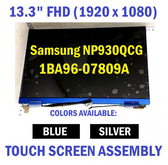 1 of 16-image forSamsung NoteBook NT930QCG Touch LCD Full Screen Assembly Silver