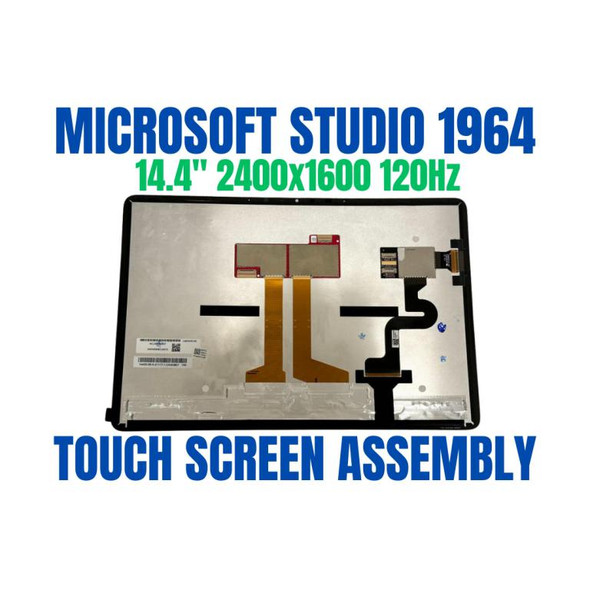 1 of 9-image forMicrosoft Surface Laptop Studio i7 RTX 3050 Ti 14.4" 120hz 2400x1600 IPS glossy 3:02 200 PPI Replacement Laptop LCD LED Screen Display